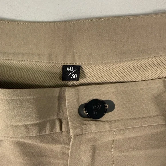 Public Rec Pants Mens 40x30 Khaki Stretch Golf Performance Casual Chino - Picture 8 of 14